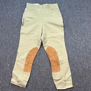 The Tailored Sportsman Riding Breeches Sz 28 Womens Beige Suede Knee Patch USA